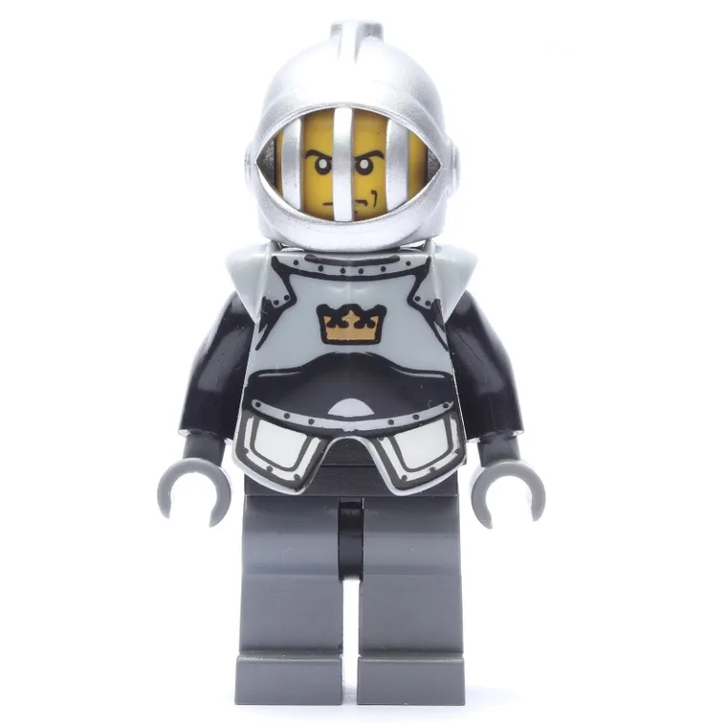 Knight, Black, Armor, Helmet with Grille