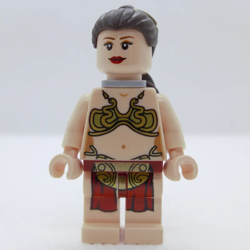 Princess Leia, Slave Outfit, White Pupils, Neck Bracket