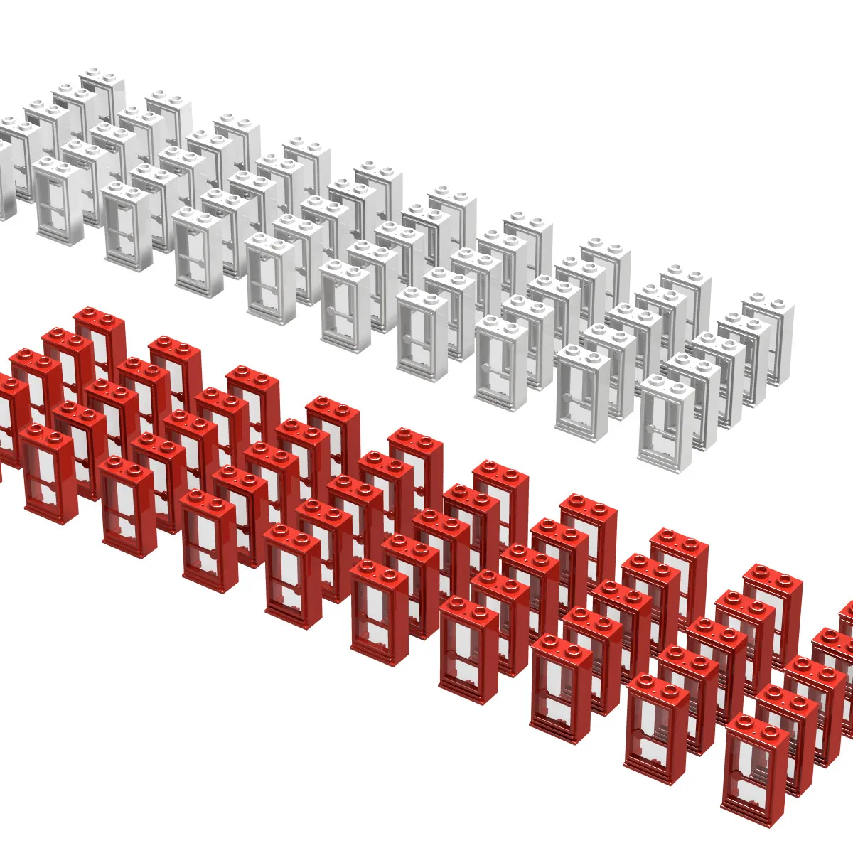 1 x 2 x 3 Doors Refill, Red or White