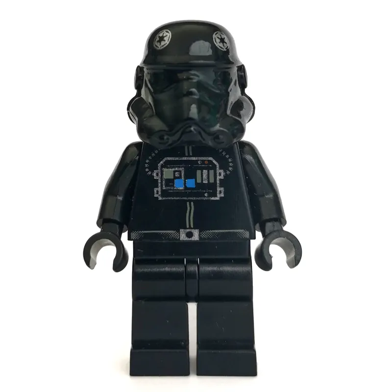 TIE Pilot, Plain Legs, Plain Brown Head