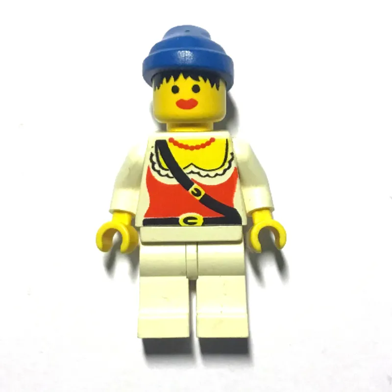 Pirate - Female, White Legs, Blue Bandana, 3626a