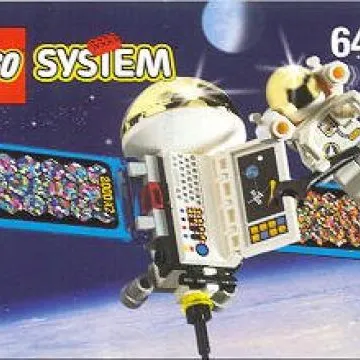 Satellite with Astronaut