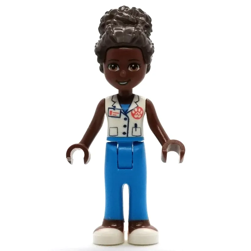 Nandi - White Coat, Dark Blue Legs