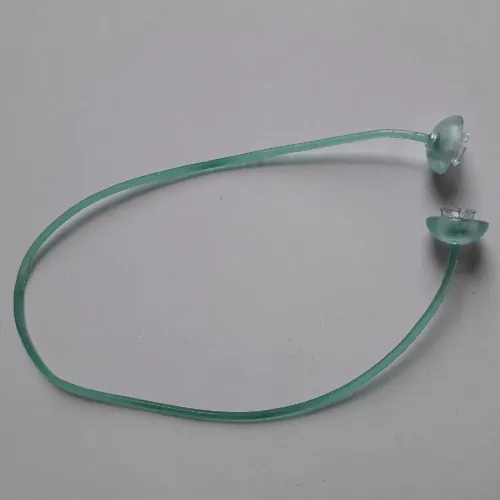 Clikits Cord, Jelly String, 170mm, with Trans-Pink Caps and 6 White Beads