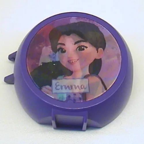 Pod, Round, Half Front with Friends Emma Sticker