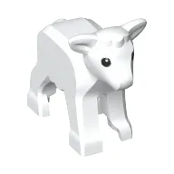 Animal, Sheep / Lamb with Black Eyes with White Pupils print