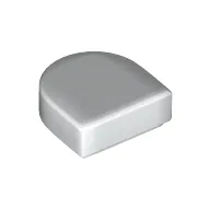Tile Round 1 x 1 Half Circle