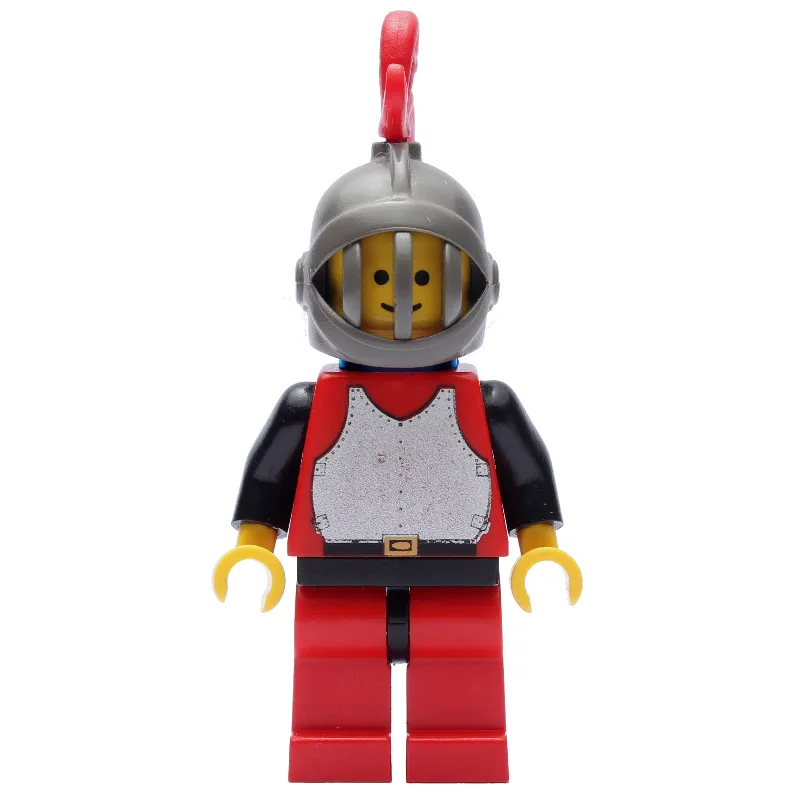 Knight (Breastplate on Red) - Red Legs, Red Plume