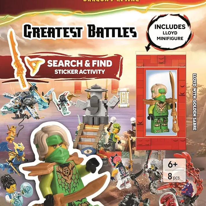 Ninjago: Dragons Rising: Search and Find Sticker Activity