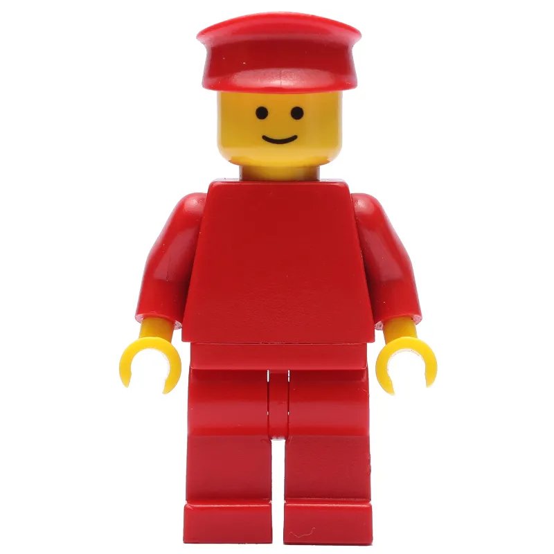 Man, Plain Red, Red Hat