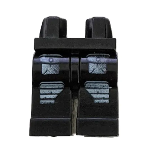 Hips and Black Legs with Gray Pockets and No Stripe Print (Dash)