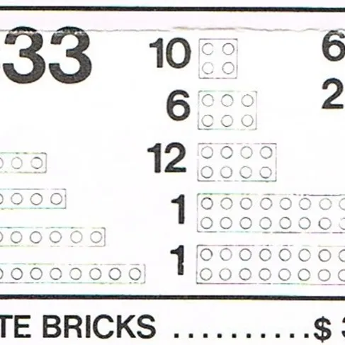 Parts Pack, White Bricks