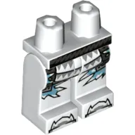 Hips and White Legs with Dark Bluish Grey Belt, White Rope, Icicles