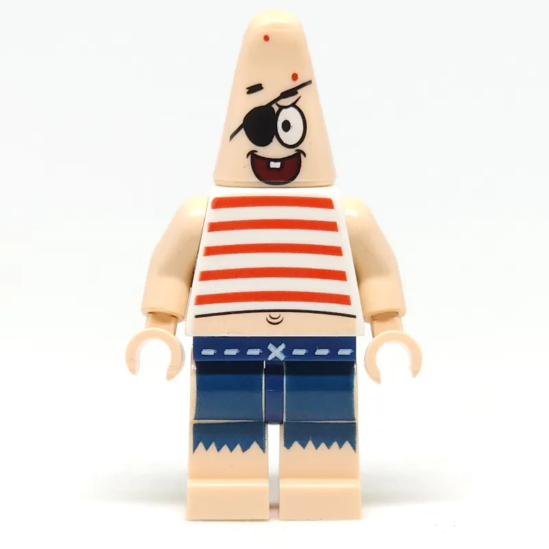 Patrick Star in Pirate Outfit