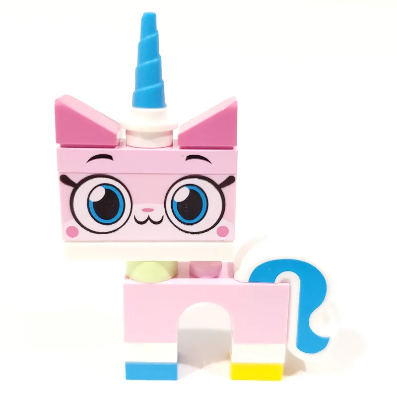 Unikitty, Dark Azure Foot, Closed Mouth