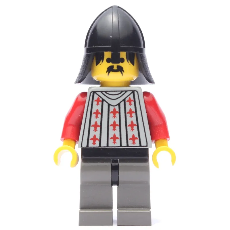 Knight (Fright Knights) - Dark Gray Legs, Black Neck-Protector