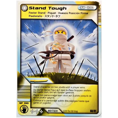 Trading Card, Ninjago Deck #1: 60 - Stand Tough - International Version