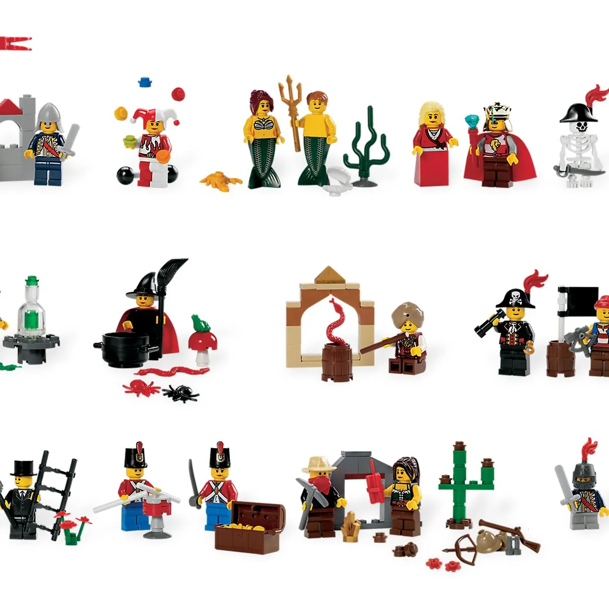 Fairytale and Historic Minifigures