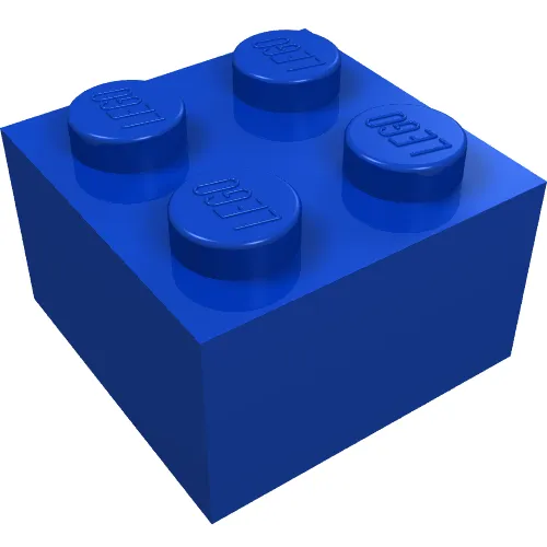 Brick 2 x 2 without Inside Support or Tubes