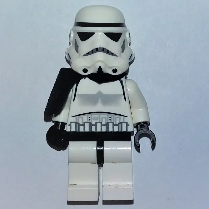 Stormtrooper, Plain Black Head, Pauldron and Neck Bracket