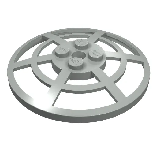 Dish 6 x 6 Inverted, Radar / Webbed [No Anti-studs]