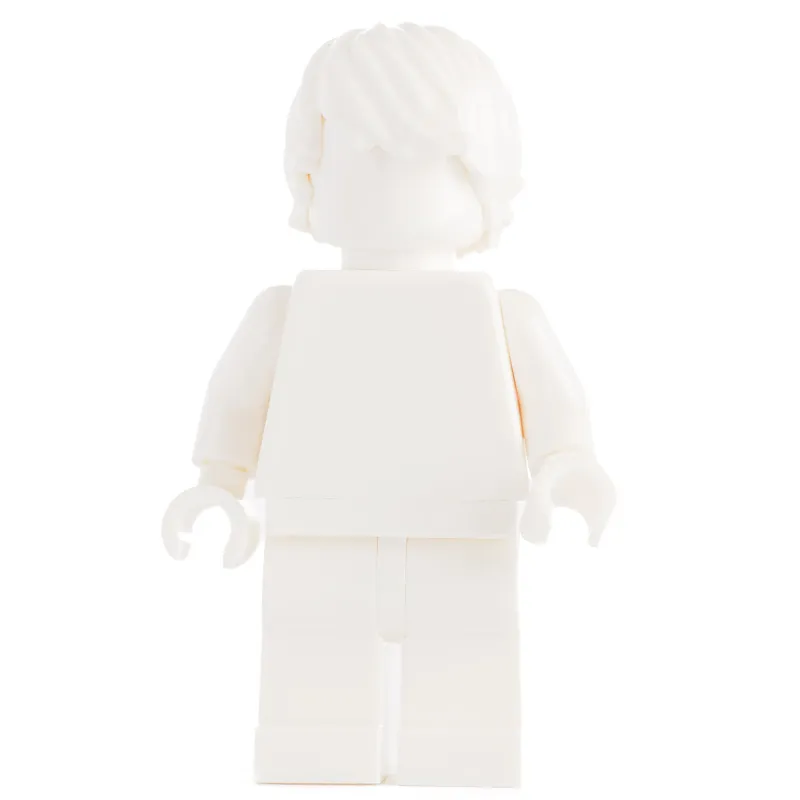 Monochrome White with Hair