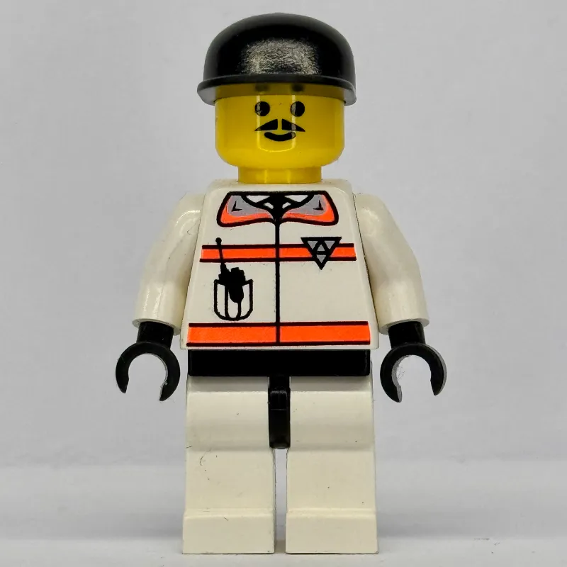 Res-Q Man, Black Cap, Moustache