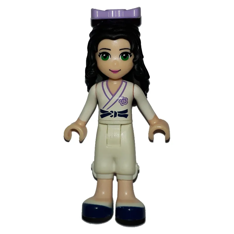 Emma - White Robe, White Trousers, Karate