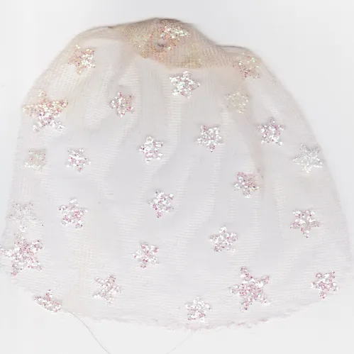 Belville, Curtain / Bed Veil - Medium, with Sparkly Stars Print