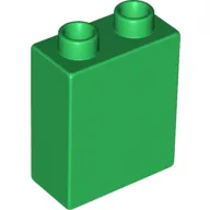 Duplo Brick 1 x 2 x 2 with 'LEGOLAND HOLIDAY BLOCK PARTY' Print