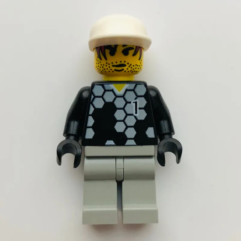 Soccer Player Goalie Black/White #1