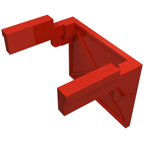 Garage Door Solid Assembly - Old (Hinge Pin on Counterweights - One Side)