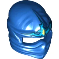Wrap with Forehead Ridge and Lightning Energy Print