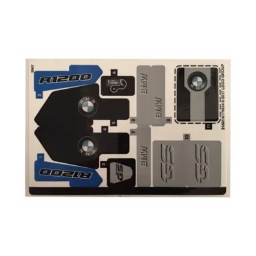 Sticker Sheet for Set 42063-1