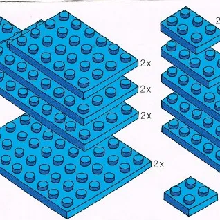 Parts Pack, Blue Plates