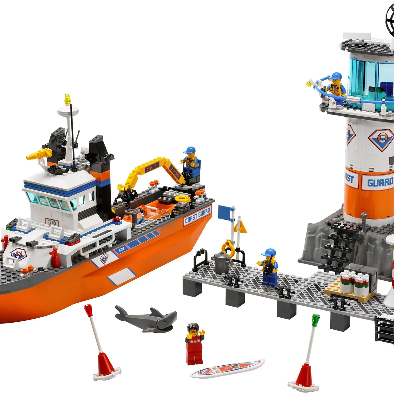 Coast Guard Patrol Boat and Tower