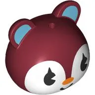 Minifig Head Special Poppy