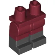 Hips with Dark Red Legs and Black Boots Pattern