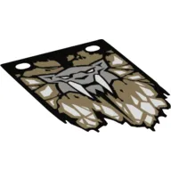 Flag 5 x 8.5 with Tiger Tribe Print