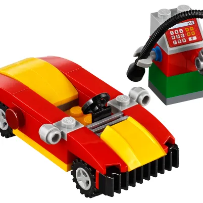 Car and Petrol Pump