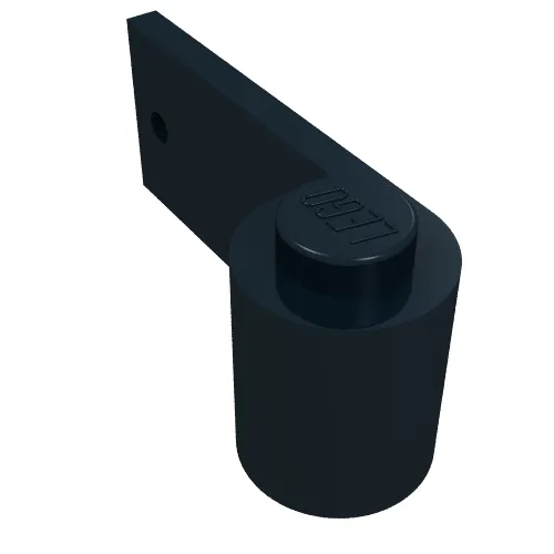 Door 1 x 3 x 1 Left with Red and Yellow Stripes Print