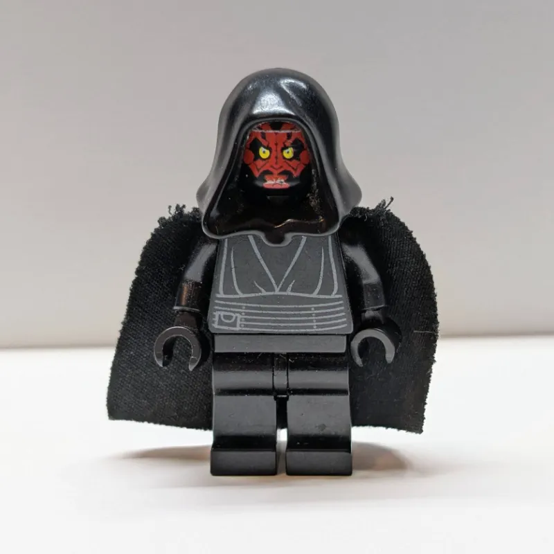 Darth Maul, Black Hood and Cape, Pouch on Belt