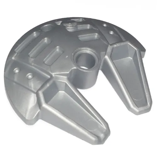 Large Figure Shield 5 x 5 with Dual Scoop Prongs