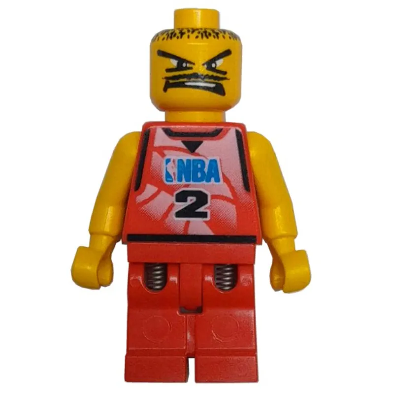 Basketball Player, Red  Torso, Red Legs #2