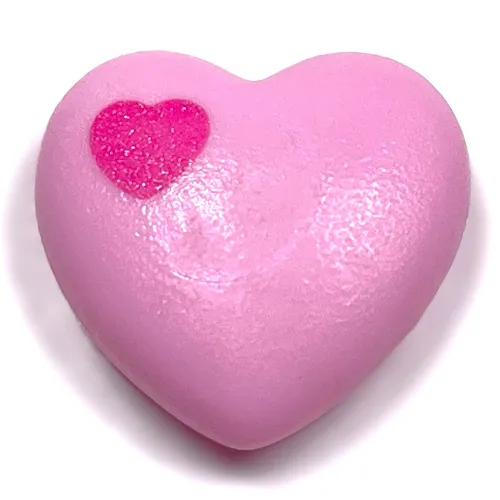 Clikits Icon, Heart 2 x 2 Large with Pin, Small Offset Heart Print