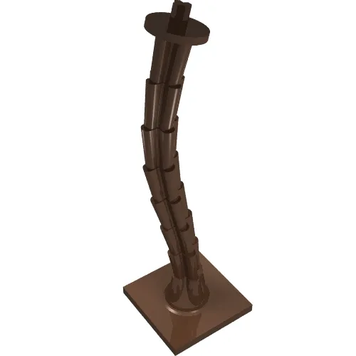 Plant, Palm Tree Base and Trunk 4 x 4