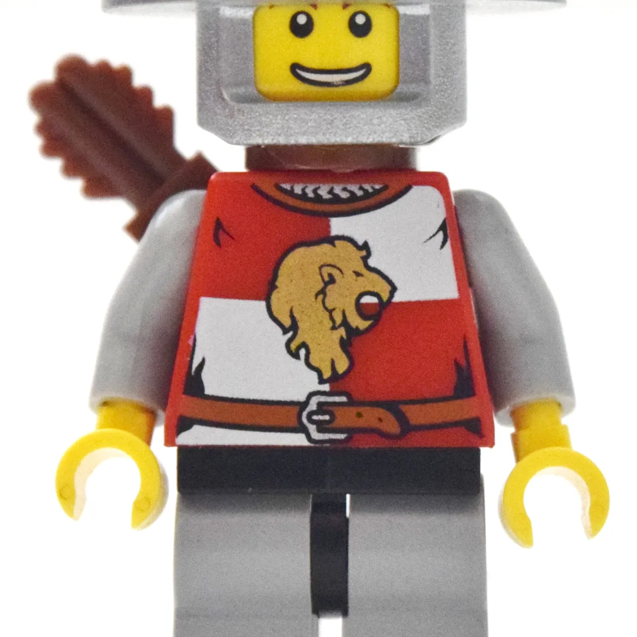 Lion Knight, Archer, Wide Brim Helmet, Quiver