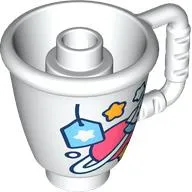Duplo Cone / Ice Cup, Planet and Stars Print