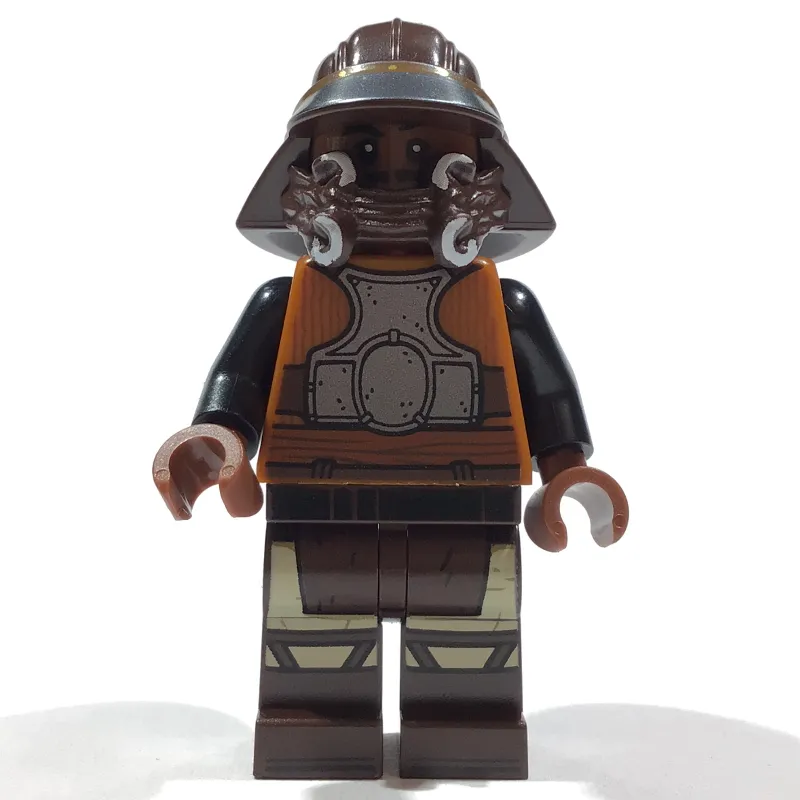 Lando Calrissian, Skiff Guard Disguise, Dark Brown Helmet and Legs