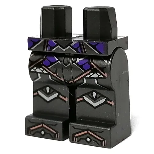 Hips and Pearl Titanium Legs with Dark Purple Belt, Armour print